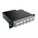 25600130 - CASSETE MPO 12F MM (50.0) OM4 10 GIGABIT LC-UPC/MPO-UPC(M) - TIPO A - DIRETO - 35260213 - LIGHTERA