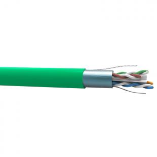 LEGGCC6A-007-2 - CABO TRANSM. DADOS GIGALAN GREEN CAT.6A F/UTP (BLINDADO) 23AWG X 4P VERDE LSZH-3 CX 305M - 23370095 - LIGHTERA