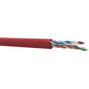 LEMLCC06-003-2 - CABO TRANSM. DADOS MULTILAN CAT.6 U/UTP 24AWG X 4P VERMELHO CM CX 305M - 23400216 - LIGHTERA